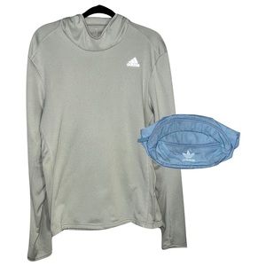 Adidas Men’s Athletic Pull Over and Sport Pack Bundle